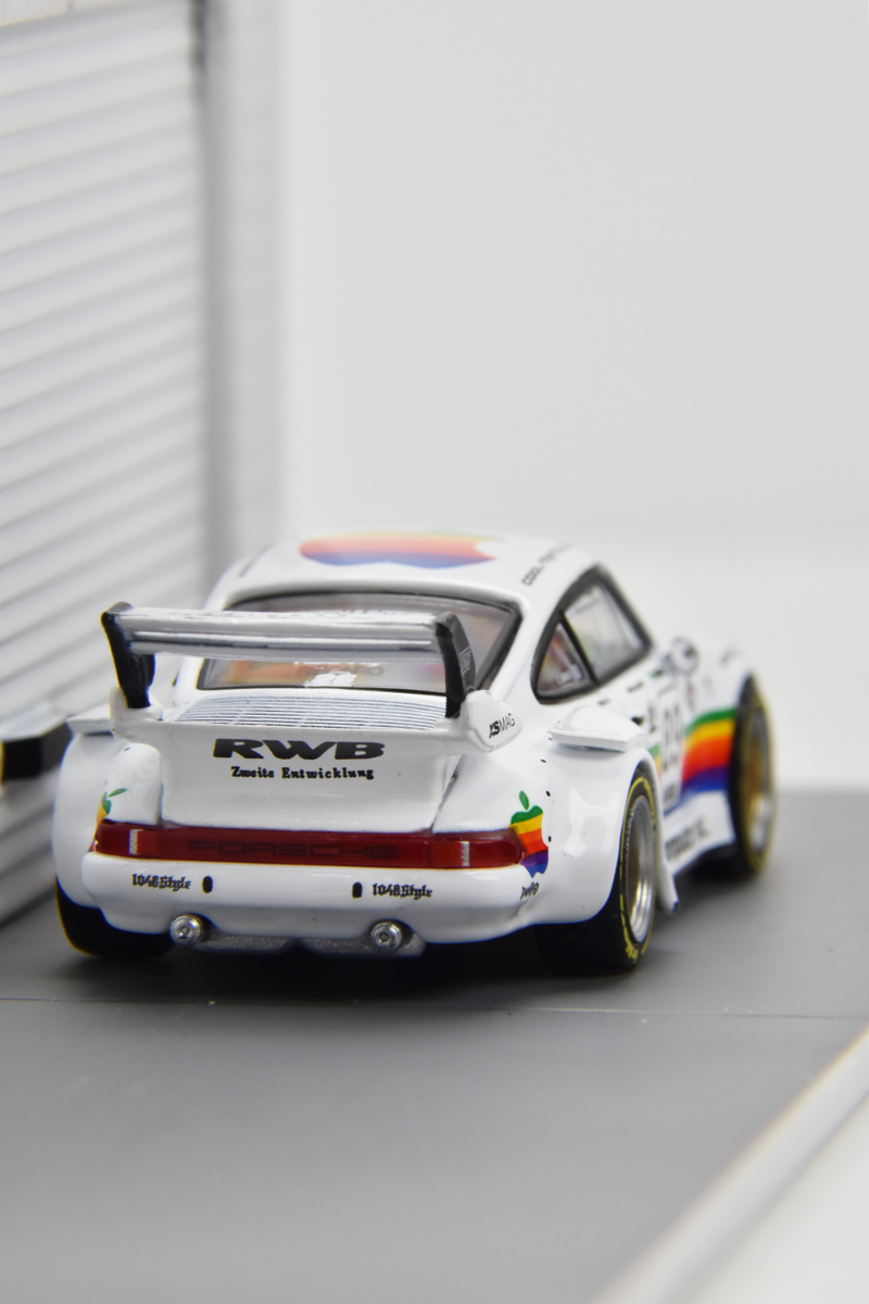 Illustration for article titled Works Wednesday: 1/64 Tarmac Works RWB 930 Apple Edition
